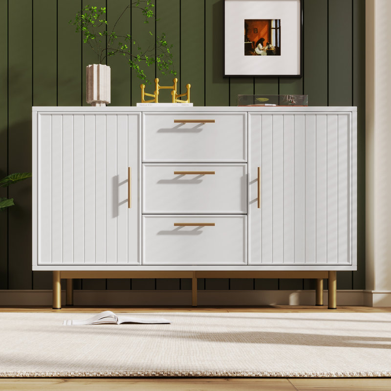 Ahlam Metal Rectangle Accent Cabinet