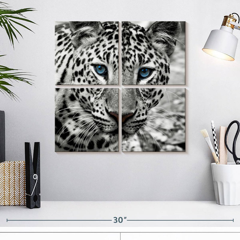 Brampt Zoo Leopard, 18" H x 18" W