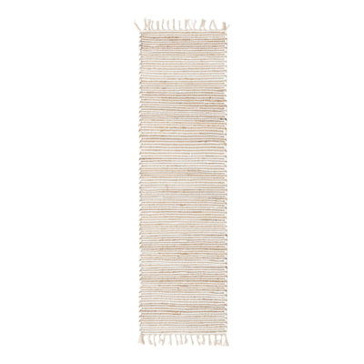 Flatweave Jute / Sisal and Cotton Indoor Rug