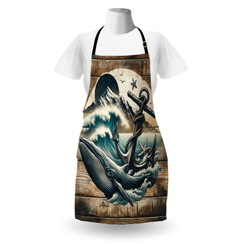 No Pattern Bib Apron