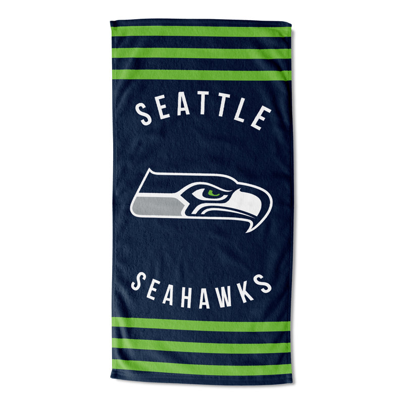 Cotton Blend Lightweight Beach Towel, Seattle Seahawks