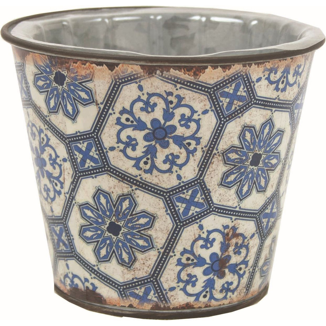 Metal Cachepot Bungalow Rose