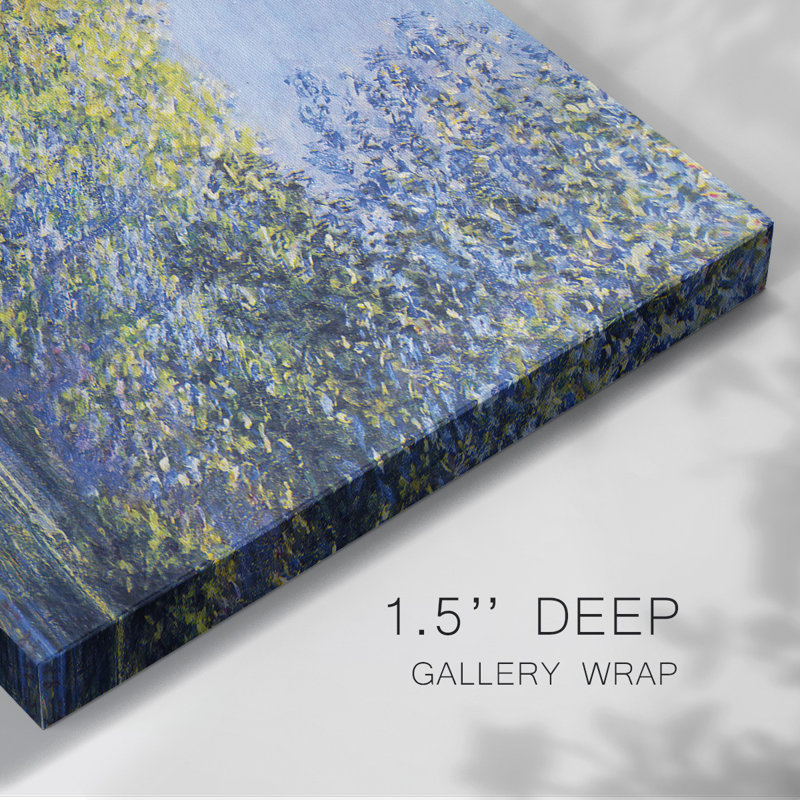 «A Bend in the Epte Giverny» par Monet-Gallery, toile tendue, H 18 po x l 27 po