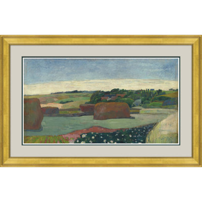 Paul Gauguin " Haystacks In Brittany " by Paul Gauguin