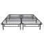Cadre de lit plateforme en métal pliable et robuste pour lit king