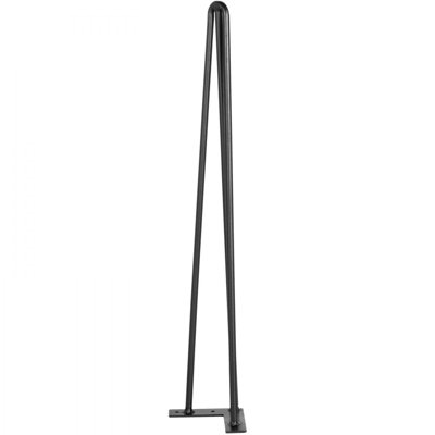 Hairpin Table Legs 40" Black Set of 4 Desk Legs 880lbs Load Capacity (Each 220lbs)