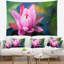Tapisserie florale grande fleur de lotus dans l'étang-28486456