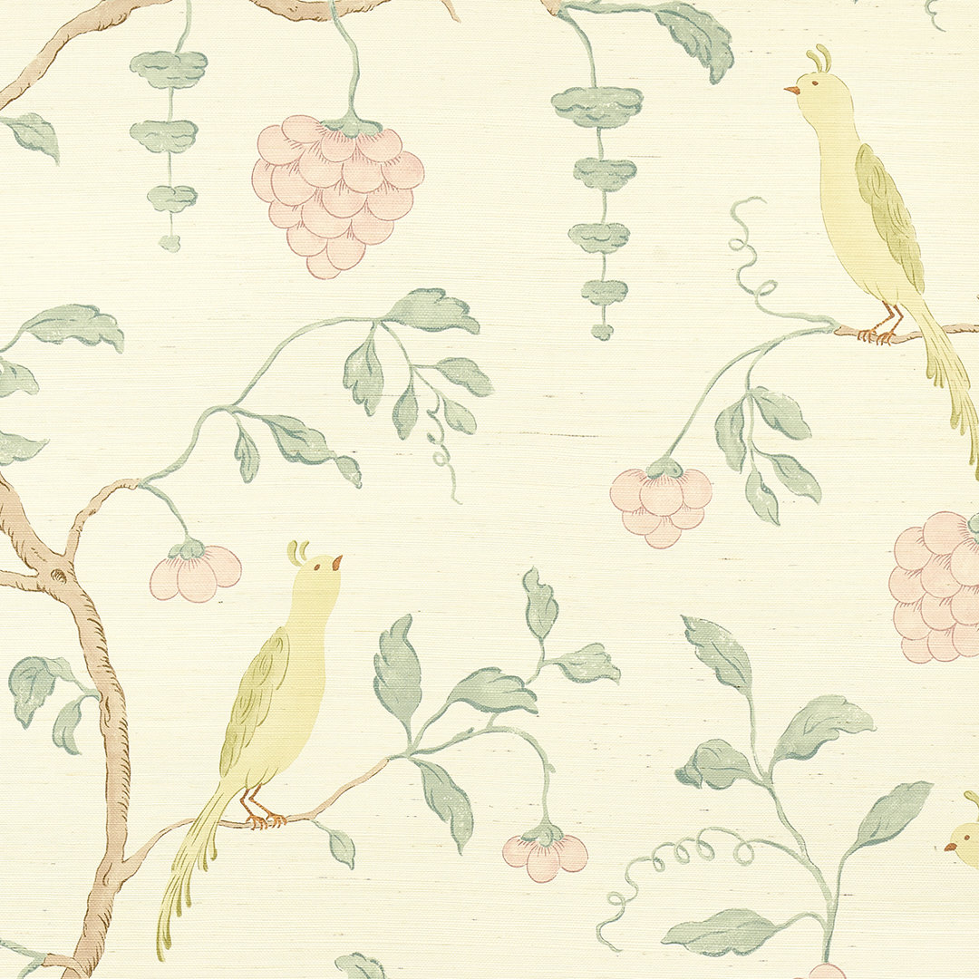 Wisteria Sisal Wallpaper Schumacher 