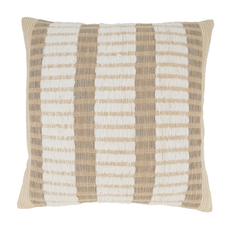 Anara Geometric Cotton Throw Pillow, Polyester/Polyfill