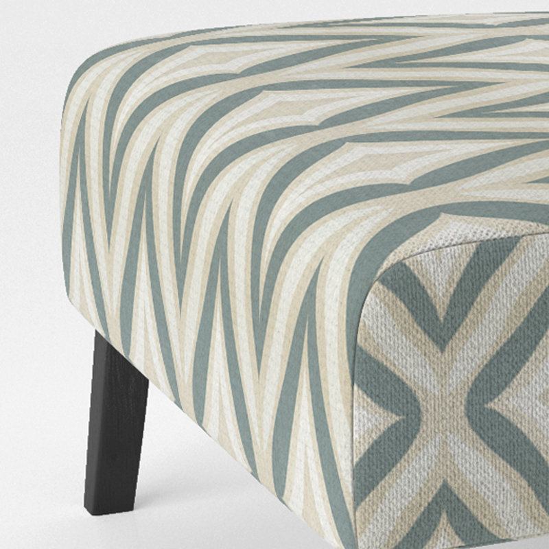 Fauteuil de chambre en velours de 21 po de largeur