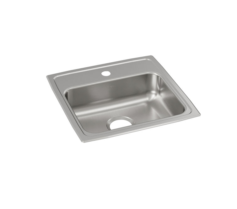 Lustertone Classic 19" L x 18" W Drop-In Kitchen Sink