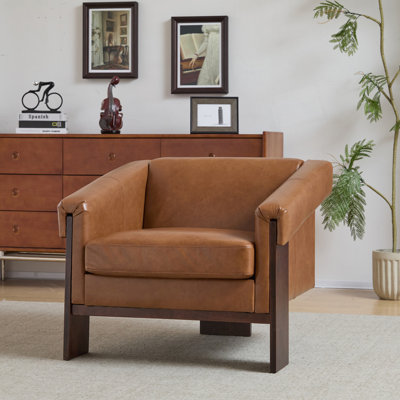 Chaise d'appoint Mid-Century moderne, chaise confortable