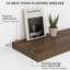 Ensemble de 2 tablettes murales flottantes de 9,3 po de profondeur à fixation murale-689887401-686326001