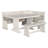 Sime 4Pc Breakfast Nook Set, Dining Table And Corner Bench, White