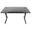 Solid Wood Top Metal Base Computer Desk