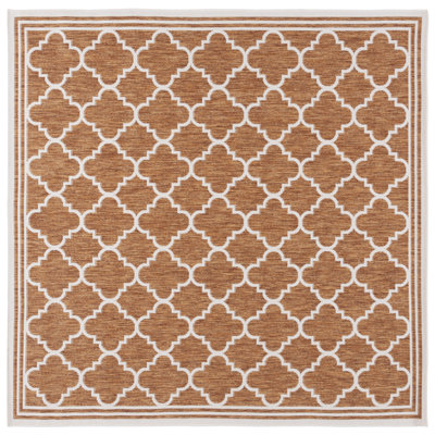 Omveer Performance Geometric Indoor/Outdoor Area Rug