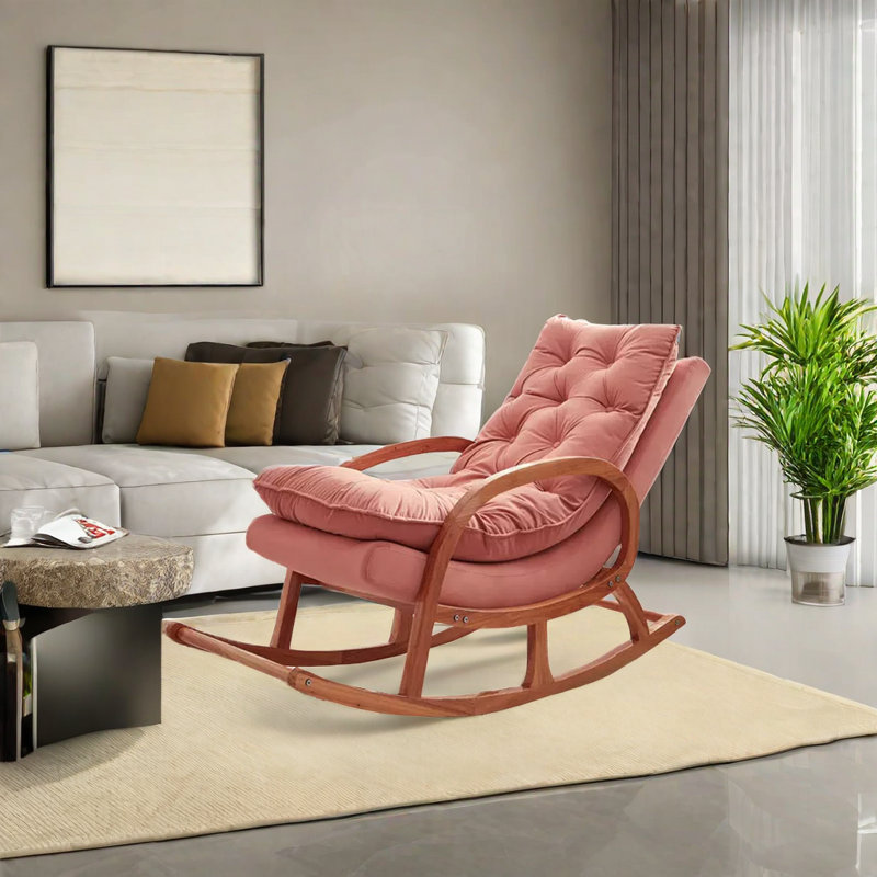 Fauteuil à bascule chinois, Rose