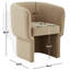 Fauteuil d'appoint en velours Alexandro-2135743826
