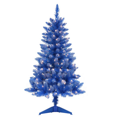 48' Lighted Artificial Spruce Christmas Tree