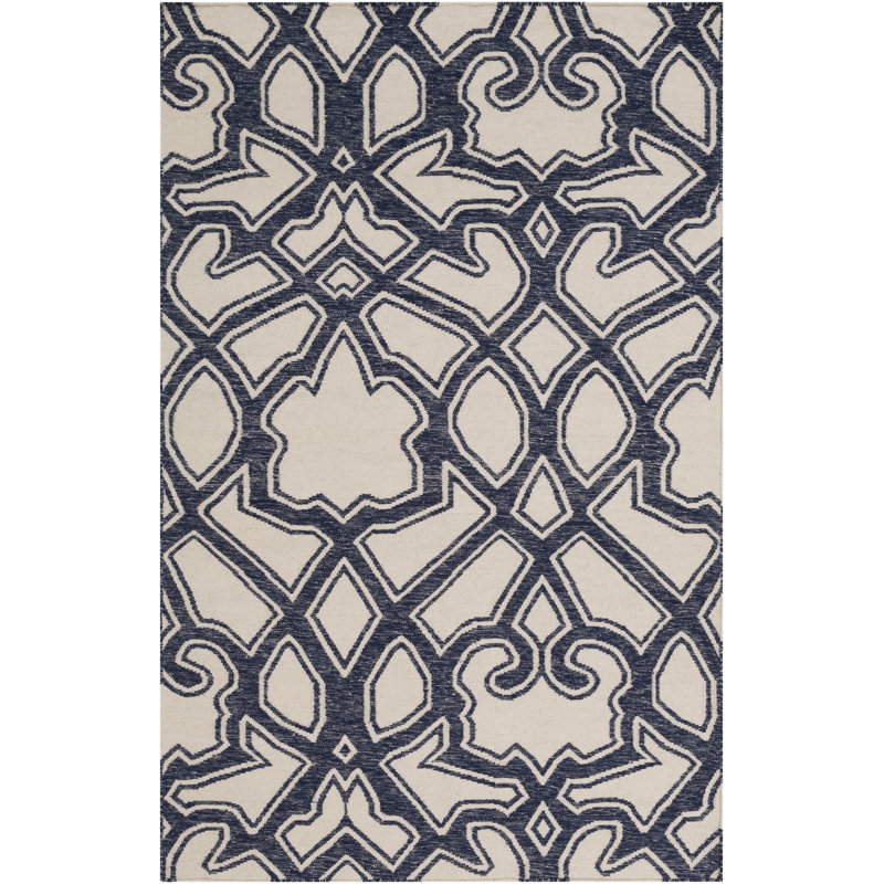 Lagrange Flatweave Wool Abstract Indoor Rug, Rectangle 3'3" x 5'3"