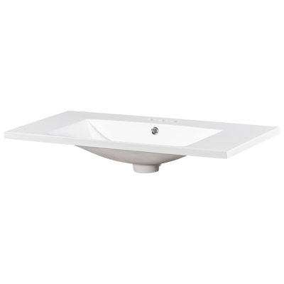 36" Rectangular Drop-In Bathroom Sink