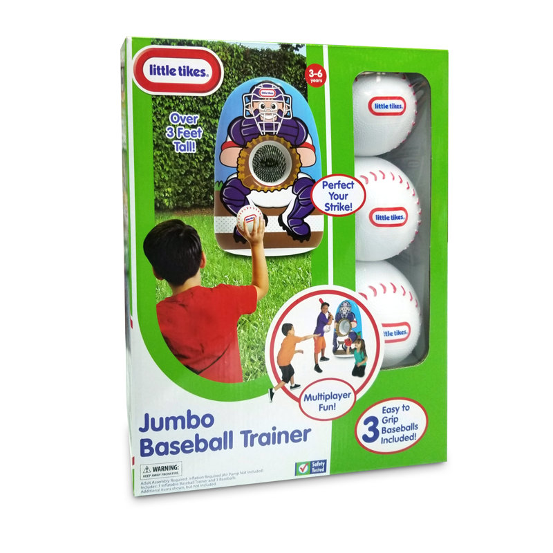 Entraîneur de baseball gonflable géant Little Tikes - plus de 3 pieds de haut!