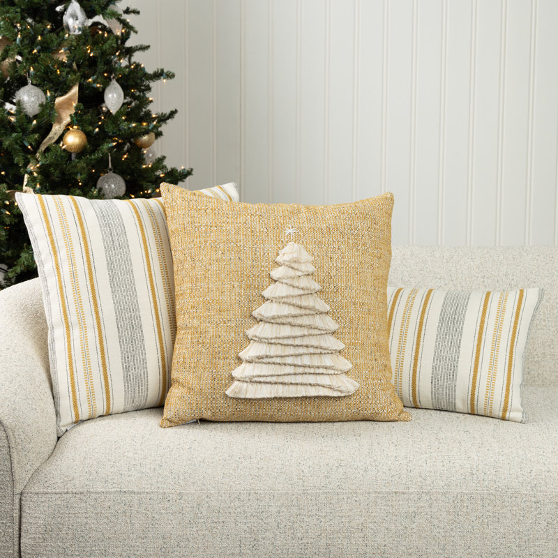 Pathway Gold Square Performance Pillow Cover & Insert