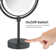 Circular LED Free Standing Magnifying Make Up Mirror