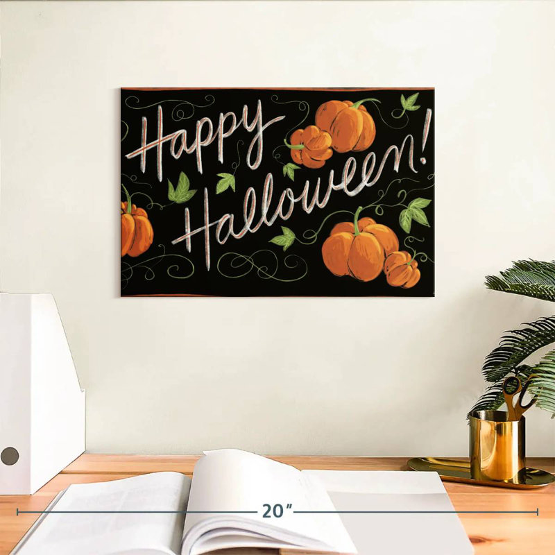 Citrouille d'Halloween Lelend, H 8 po x l 12 po