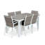 Farin 6 - Person Patio Dining Set with Extendable Rectangular Table