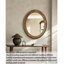 Miroir d'appoint mural Wabi Sabi