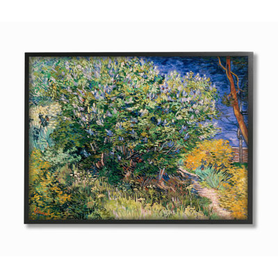 " Bush On The Water Green Blue Van Gogh Classical " by Vincent Van Gogh