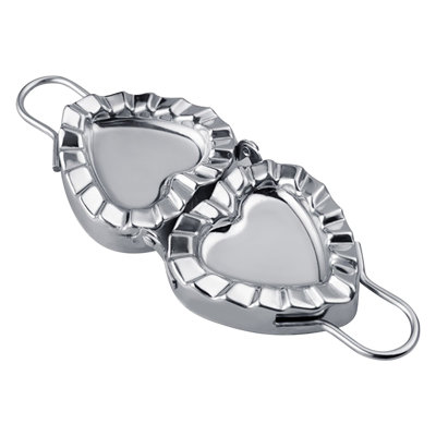 Dumpling making  instruments Dumpling Making Tool Stainless Steel Dumpling Making Tool Heart-shaped  Dumpling Mould Dumpling Wrappers Tool