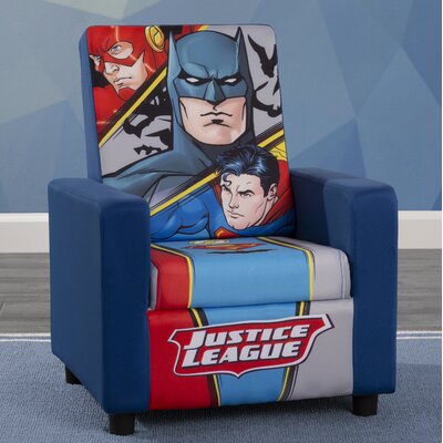 DC Comics Justice League High Back Upholstered Kids Chair -  Delta Children, UP83606JL_1215
