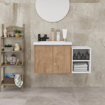 Ensemble de meuble-lavabo mural