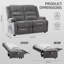 Fauteuil inclinable électrique 52 pouces-1797939826
