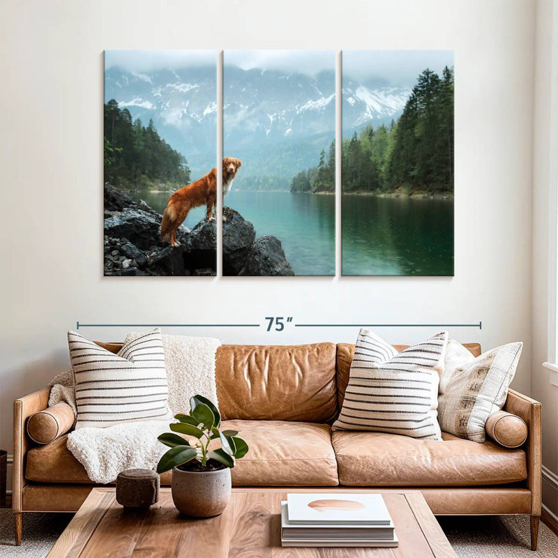 Brampt Nova Scotia Retriever, 42" H x 65" W