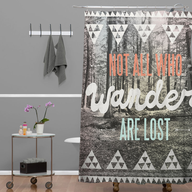 Abri Modern Shower Curtain