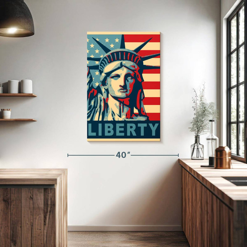 Liberty Poster, 39" H x 26" W