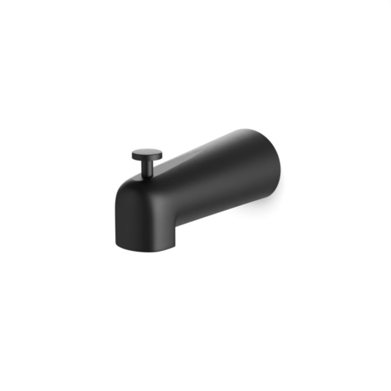 Trova Tub Spout With Diverter Brushed Nickel, Matte Black