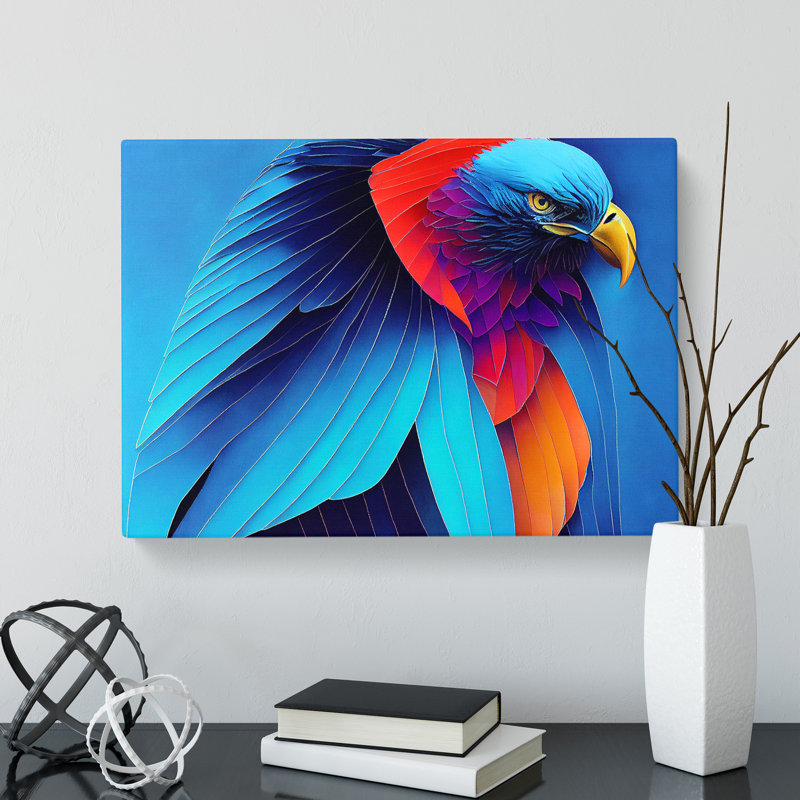 Ingenious Eagle Bird - Wrapped Canvas, 50cm H x 76cm W x 3cm D