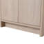 Meuble-lavabo moderne autoportant 36 po, chêne clair, 2 portes à fermeture douce, tablette réglable, armoire à poignées en métal, intérieur