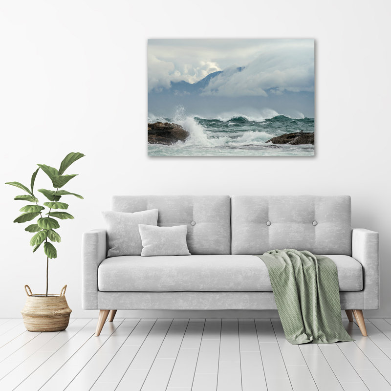 Rough Sea - Unframed Art Prints on Glass