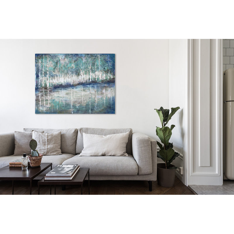 « Aspen Pond » - impression sur toile, H 15 po x l 20 po x P 1,5 po