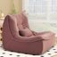 Méridienne simple, mousse haute résilience et coussin lombaire