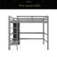 Full Size Loft Bed With Multifunction Shelves And Under-Bed Desk-1368682919