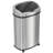 Itouchless Glide 13 Gallon Sensor Trash Can With Wheels And Odour Control System, Stainless Steel, Oval Shape Automatic Kitchen And Office Garbage Bin (powered By Battery Or Optional Ac Adapter)