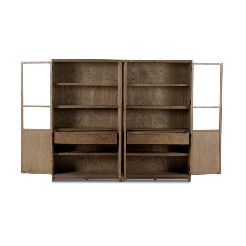 Millie China Cabinet, Drifted Oak