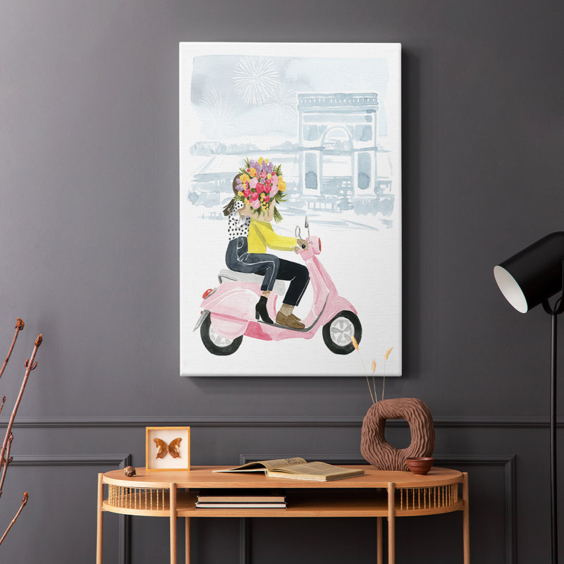 Paris in Love I -Gallery Wraraps Cavas, H 18 po x l 12 po