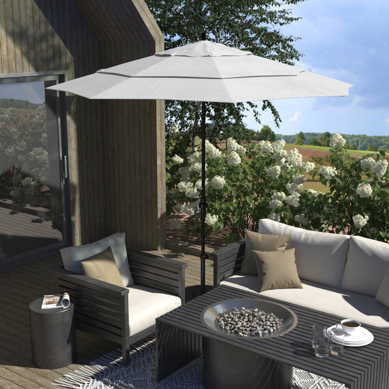132'' Market Umbrella, Natural- Pacifica